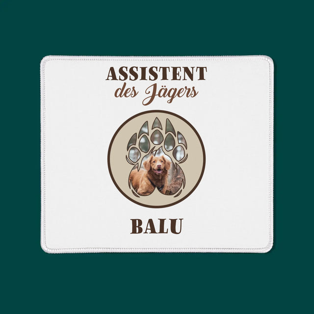 Form-Collage: Assistent Des Jägers - Mauspad