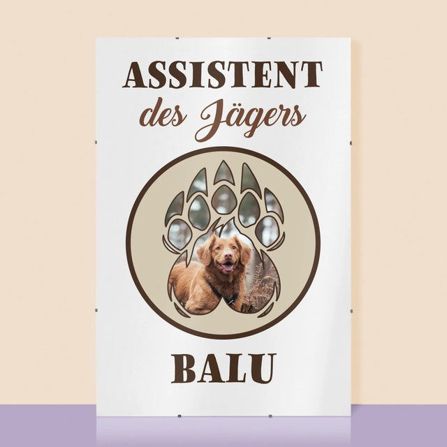 Form-Collage: Assistent Des Jägers - Poster
