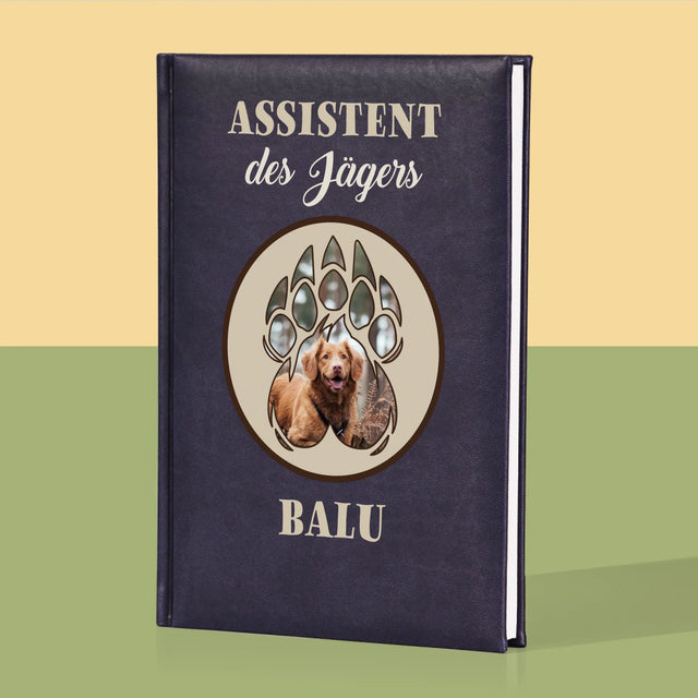 Form-Collage: Assistent Des Jägers - Notizbuch