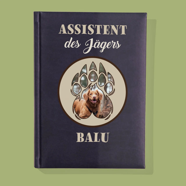 Form-Collage: Assistent Des Jägers - Notizbuch