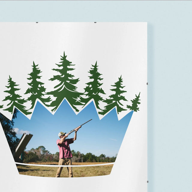 Form-Collage: König Der Wälder - Poster