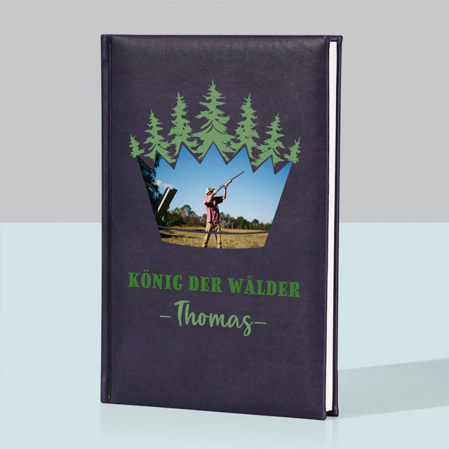 Form-Collage: König Der Wälder - Notizbuch