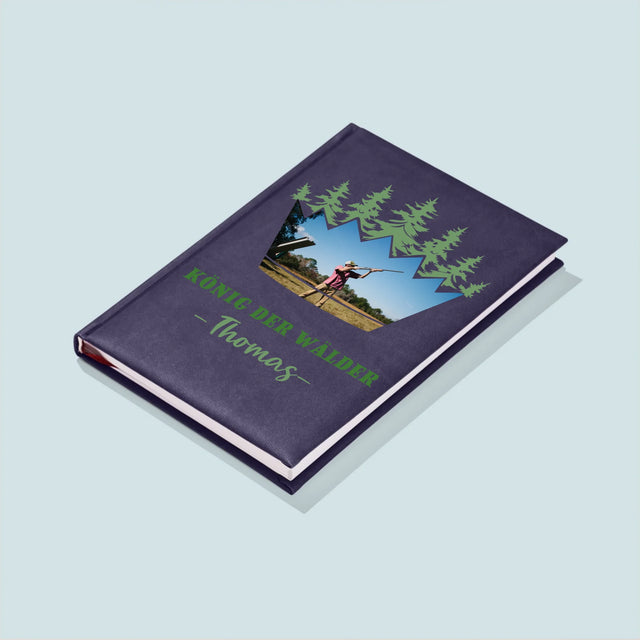 Form-Collage: König Der Wälder - Notizbuch