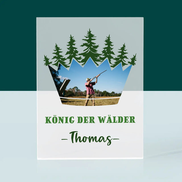 Form-Collage: König Der Wälder - Druck Auf Acrylglas