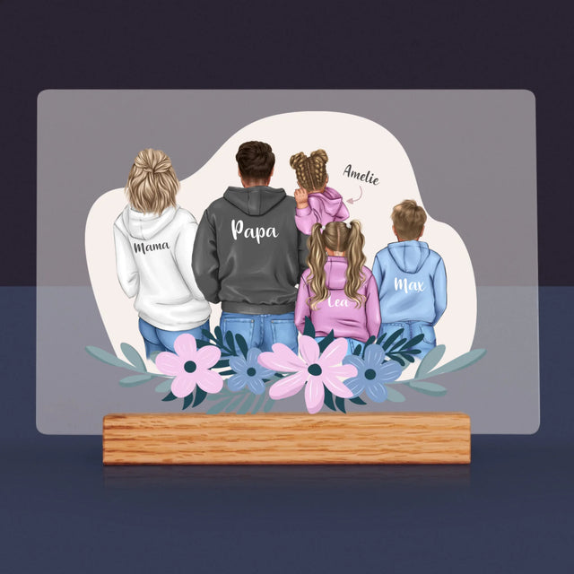 Avatar Creator: Familie Mit Kindern - Druck Auf Acrylglas