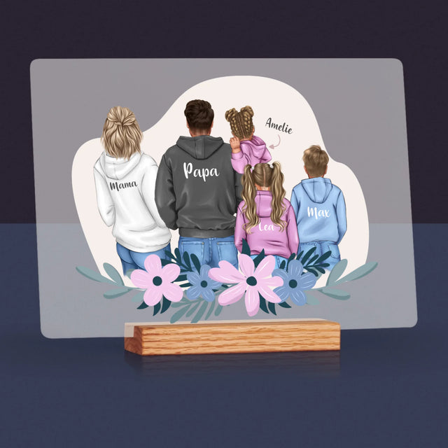 Avatar Creator: Familie Mit Kindern - Druck Auf Acrylglas