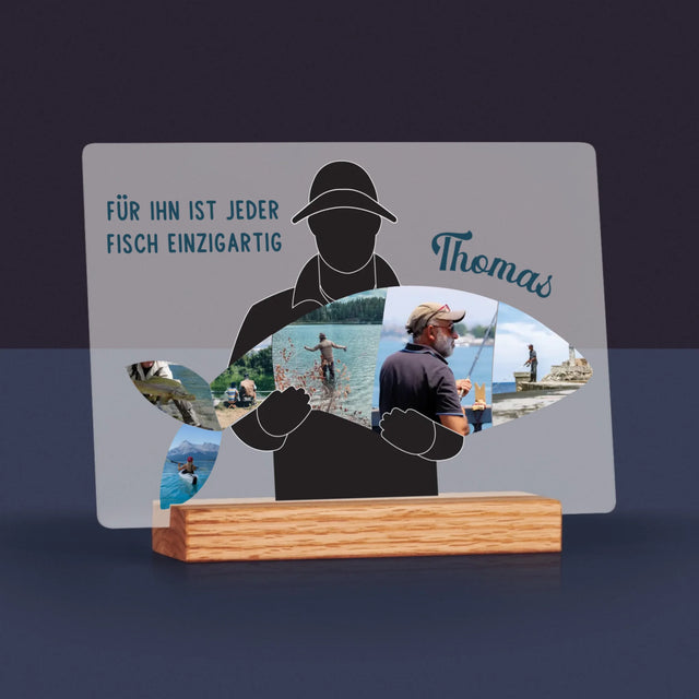 Form-Collage: Jeder Fisch - Druck Auf Acrylglas