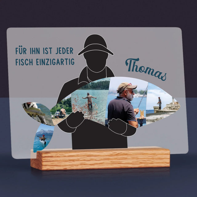Form-Collage: Jeder Fisch - Druck Auf Acrylglas