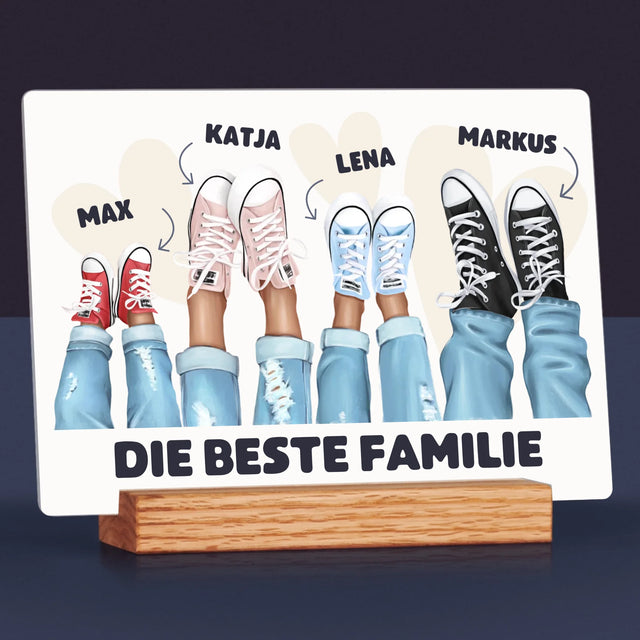 Avatar Creator: Familie Sneakers - Druck Auf Acrylglas
