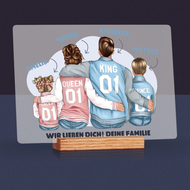 Avatar Creator: Hoodie-Familie - Druck Auf Acrylglas