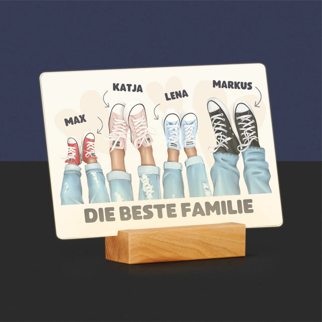 Avatar Creator: Familie Sneakers - Druck Auf Acrylglas