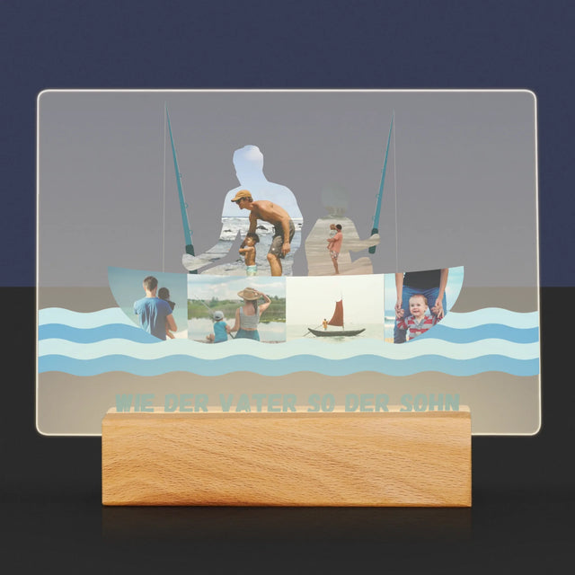 Form-Collage: Wie Der Vater So Der Sohn - Druck Auf Acrylglas