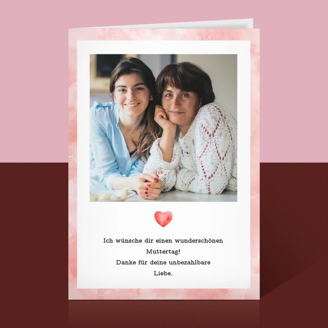 Foto Und Unterschrift: Urkunde Für Mama - Glückwunschkarte