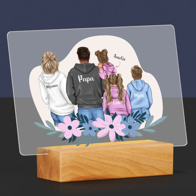 Avatar Creator: Familie Mit Kindern - Druck Auf Acrylglas