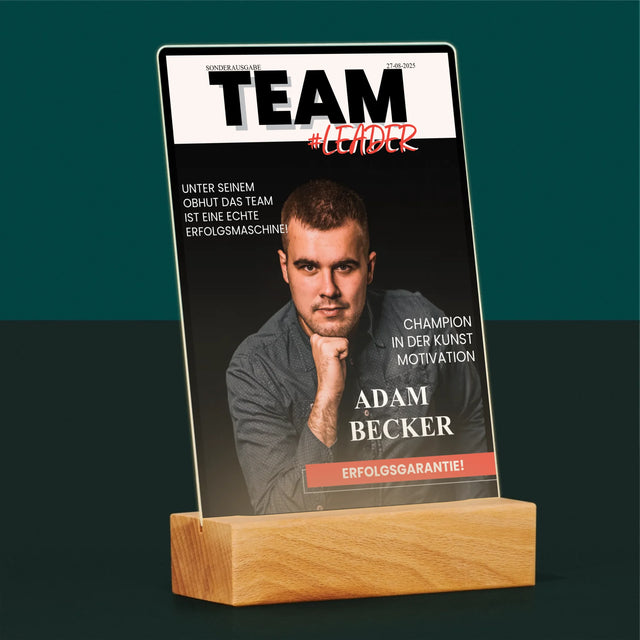 Magazin-Cover: Teamleiter - Druck Auf Acrylglas