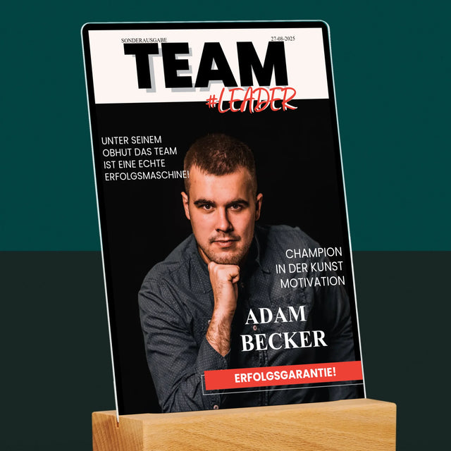 Magazin-Cover: Teamleiter - Druck Auf Acrylglas
