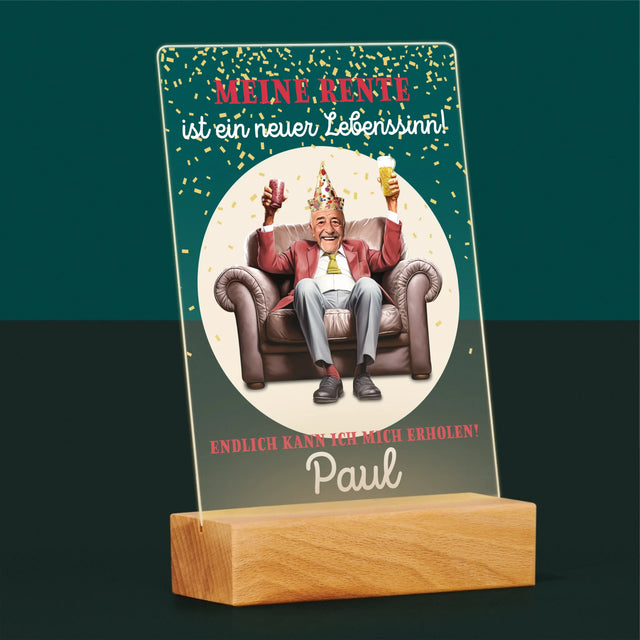 Ihr Avatar: Die Rente Ist Ein Neuer Lebenssinn - Druck Auf Acrylglas