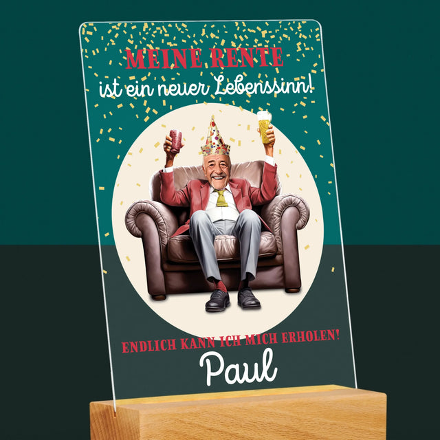 Ihr Avatar: Die Rente Ist Ein Neuer Lebenssinn - Druck Auf Acrylglas