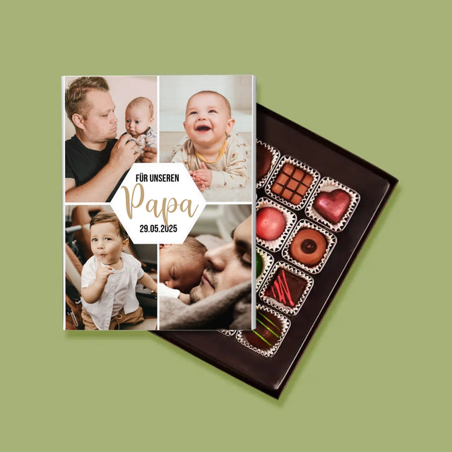 Fotocollage: Für Unseren Papa - Pralinen