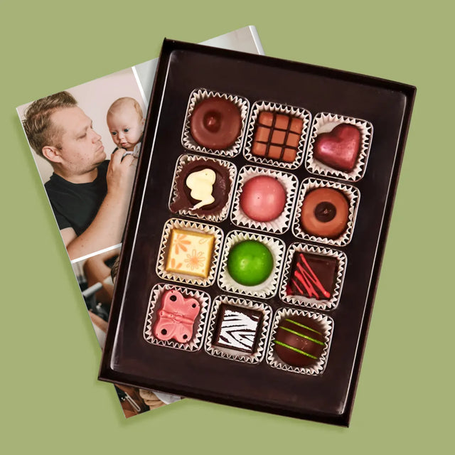 Fotocollage: Für Unseren Papa - Pralinen