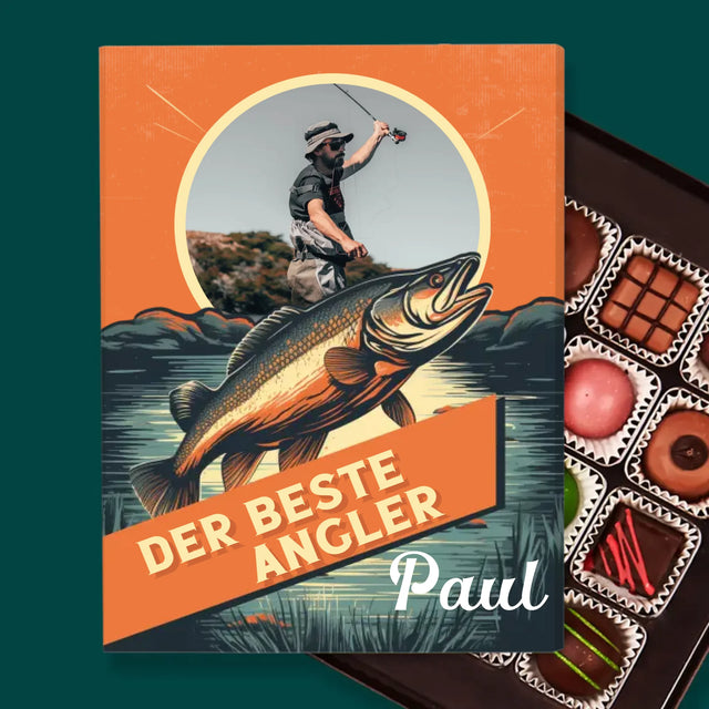 Foto Und Unterschrift: Der Beste Angler - Pralinen