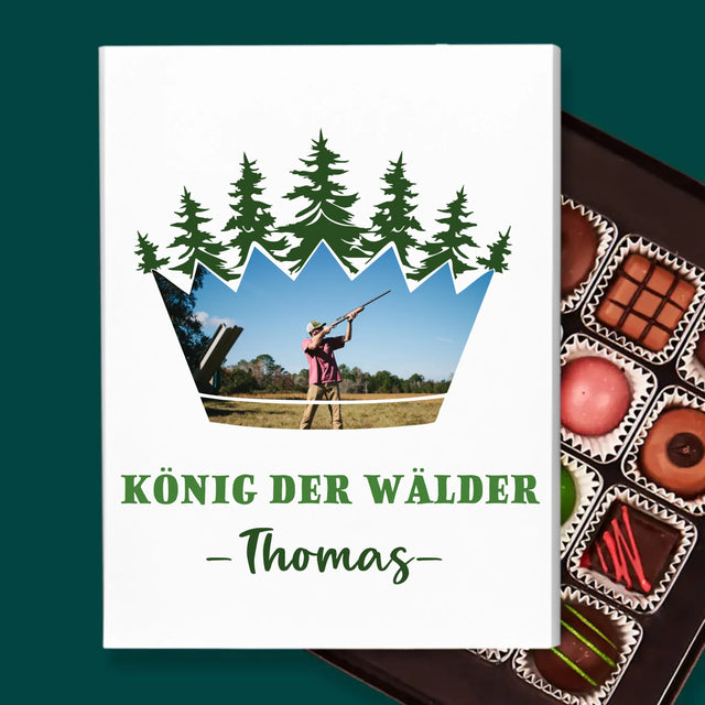 Form-Collage: König Der Wälder - Pralinen