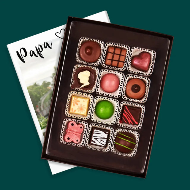 Foto Und Unterschrift: Der Erste Vatertag - Pralinen