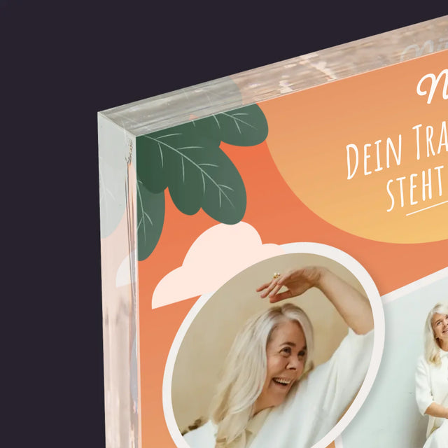 Fotocollage: Traumurlaub - Acrylblock