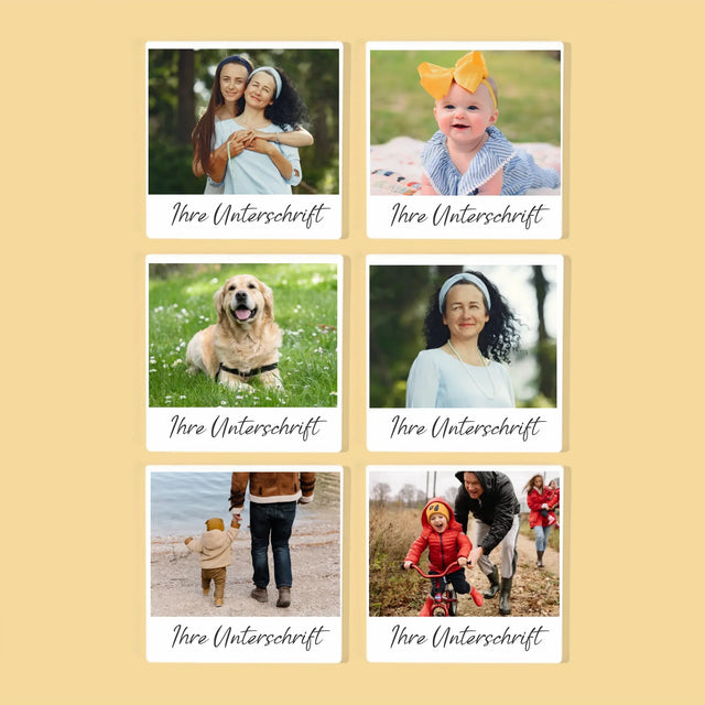 Foto Und Unterschrift: Foto Und Unterschrift - Tassenuntersetzer