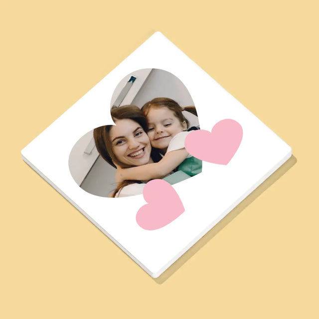 Fotocollage: Mama, Ich Liebe Dich - Tassenuntersetzer