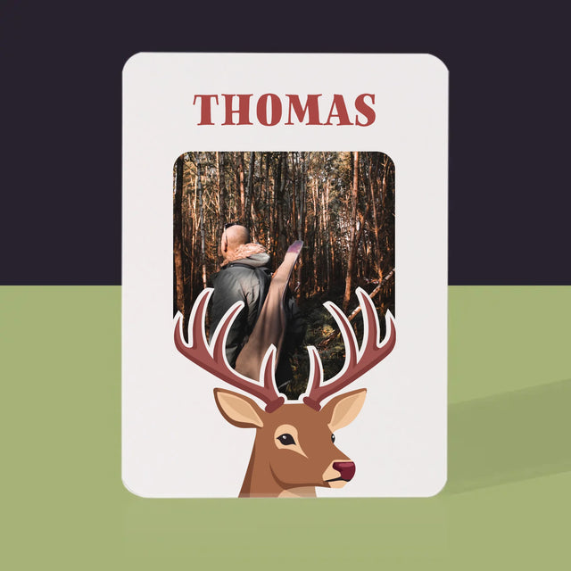 Foto Und Unterschrift: Der Hirsch - Spielkarten