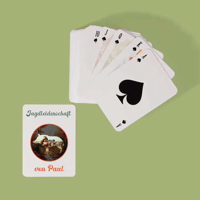 Foto Und Unterschrift: Jagdleidenschaft - Spielkarten