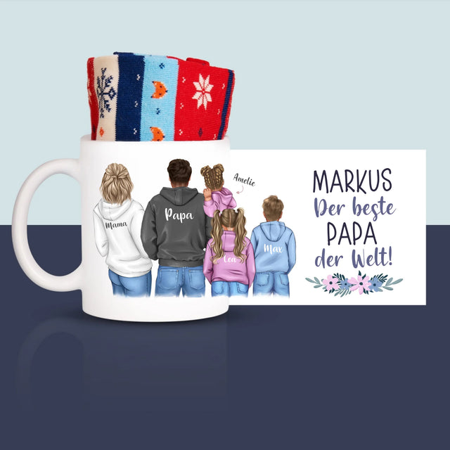 Avatar Creator: Familie Mit Kindern - Wintersocken In Einer Tasse