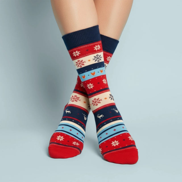 Fotocollage: Familie - Wintersocken In Einer Tasse
