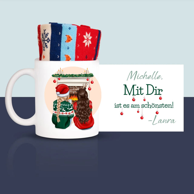 Avatar Creator: Beste Freundinnen Weihnachten - Wintersocken In Einer Tasse