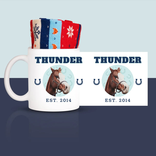 Ihr Avatar: Dein Uni-Pferd - Wintersocken In Einer Tasse
