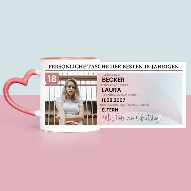 Foto Und Unterschrift: Personalausweis - Tasse