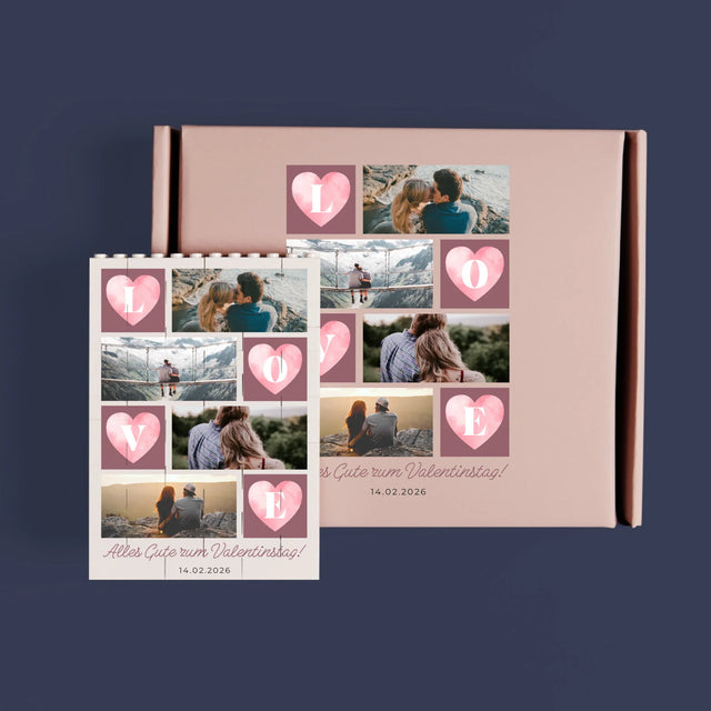Fotocollage: Ich liebe dich – Bedruckte LEGO-Steine | DE