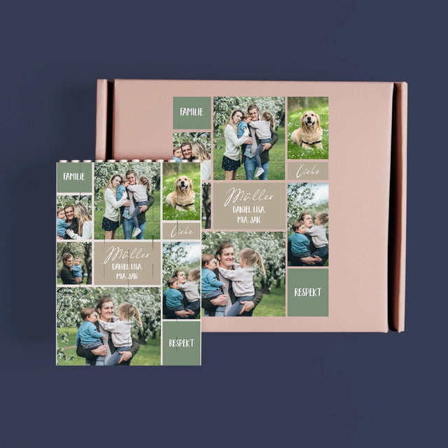Fotocollage: Liebe Schwester – Bedruckte LEGO-Steine | DE