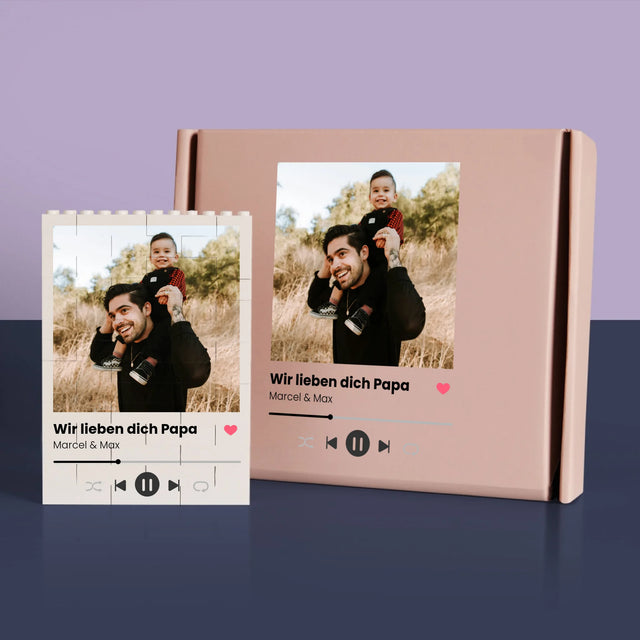 Fotocollage: Besties - Lego-Steine