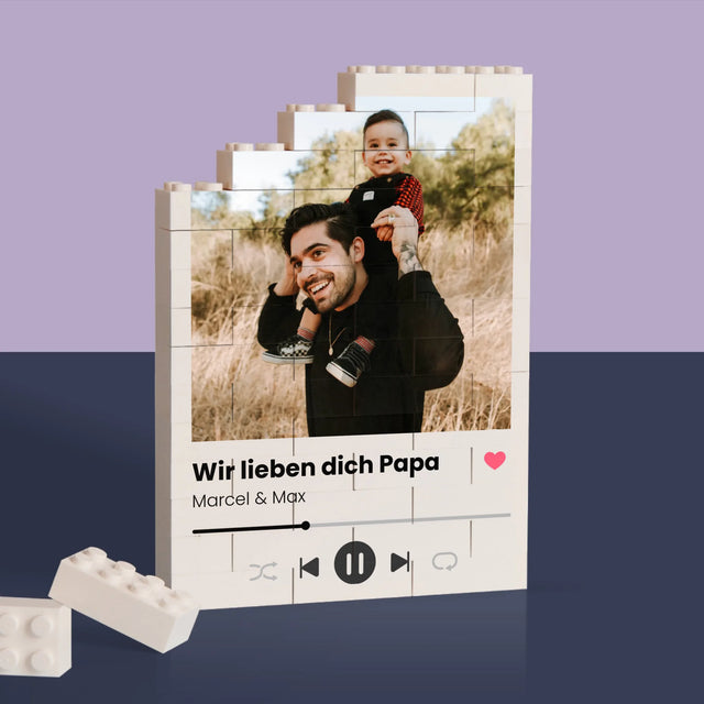 Fotocollage: Besties - Lego-Steine