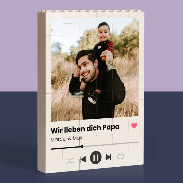 Fotocollage: Besties - Lego-Steine