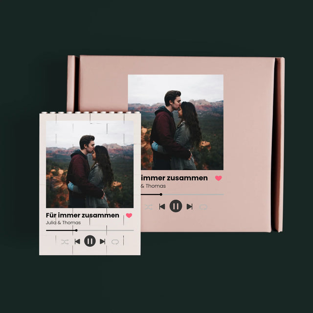 Fotocollage: Wir Lieben Dich Seit 18 Jahren - Lego-Steine