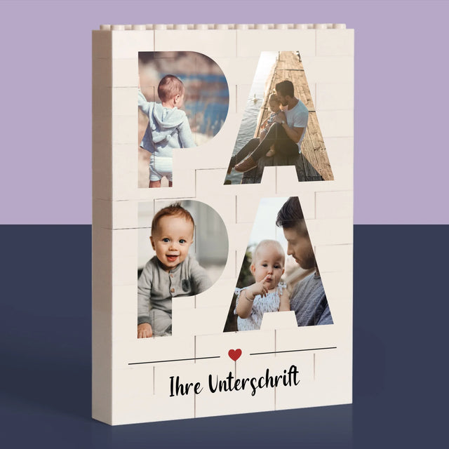 Fotocollage: Weihnachtsbaum - Lego-Steine