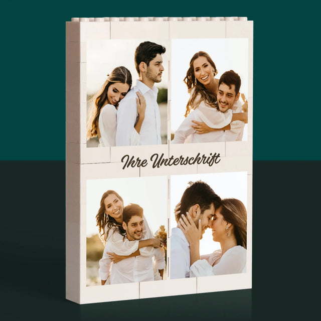 Fotocollage: Familie - Lego-Steine