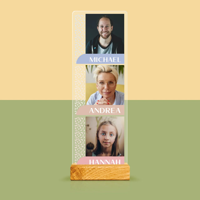 Fotocollage: 18 Herzen - Foto Auf Acrylglas Fotokabine