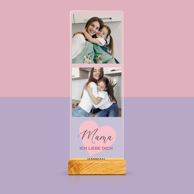 Fotocollage: Danke für den Zeugen – Foto auf Acrylglas in der Fotokabine | DE