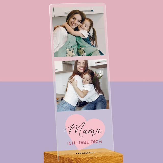 Fotocollage: Danke für den Zeugen – Foto auf Acrylglas in der Fotokabine | DE