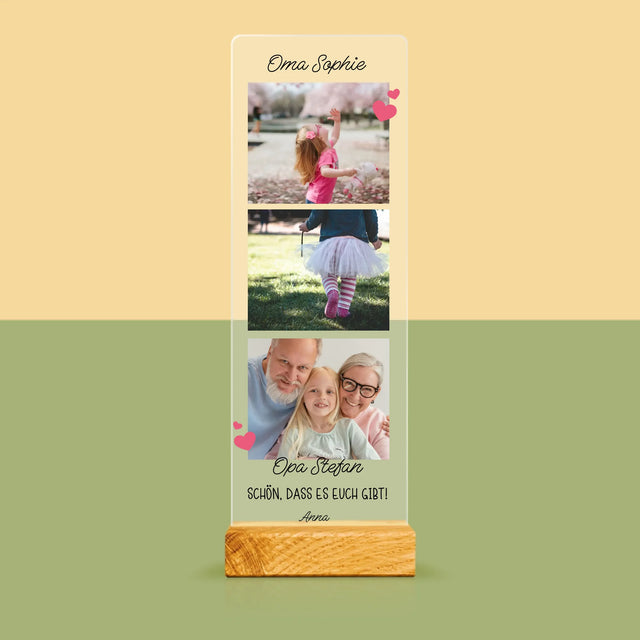 Foto Und Unterschrift: Danke An Hebamme - Foto Auf Acrylglas Fotokabine