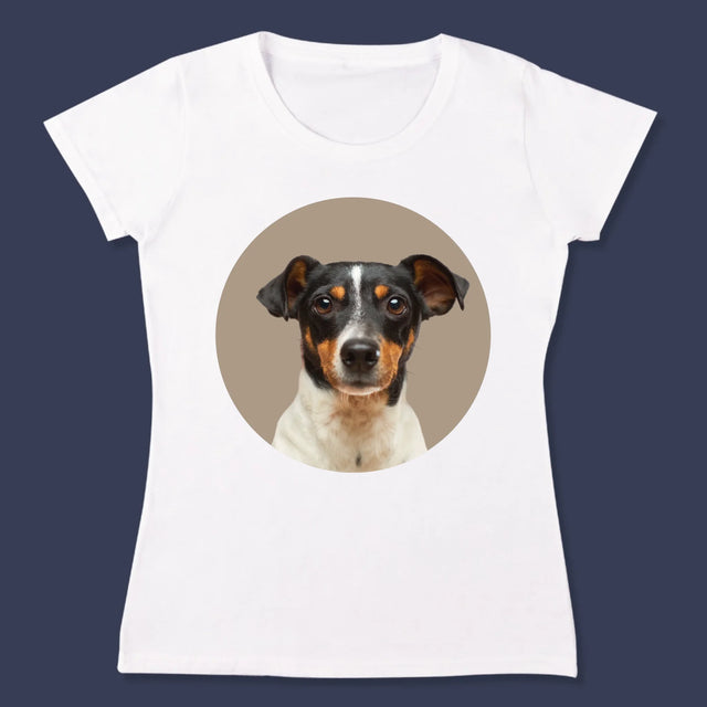 Foto: Dein Hund - T-Shirt Für Damen